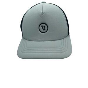 Vuori Trucker Hat Snap Back Adjustable Mesh Cream& Black NEW